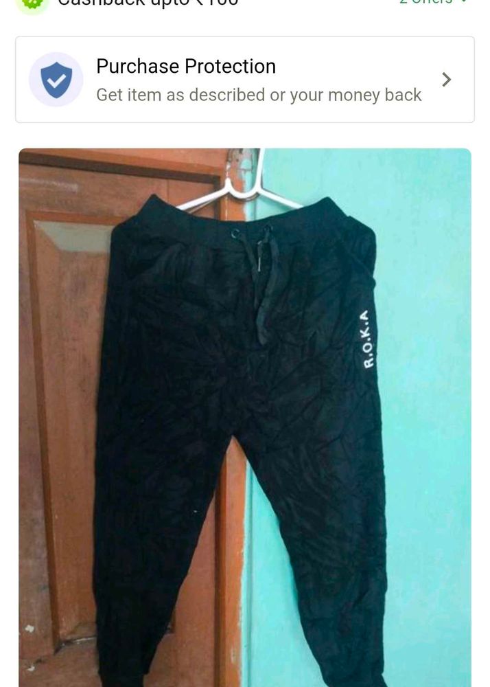 Comfortable Black Joggers