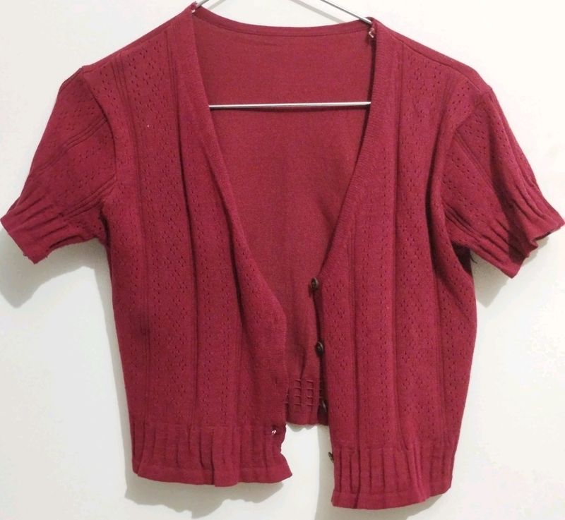Maroon Shrug!