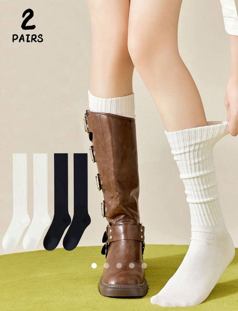 2 Pairs Cozy Socks