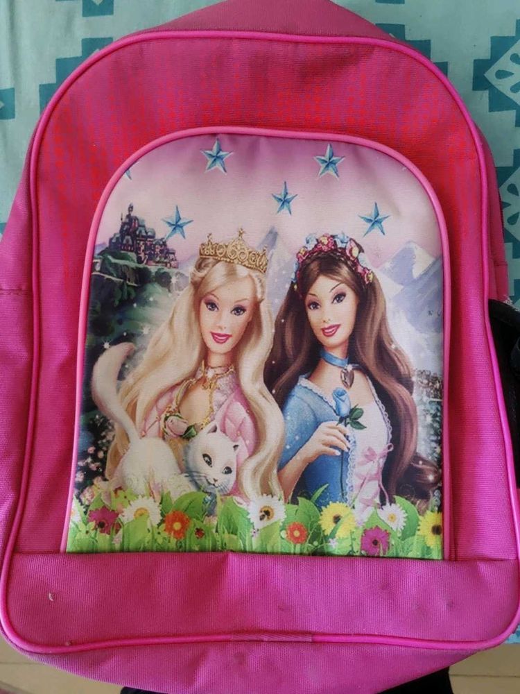 Pink Barbie Backpack
