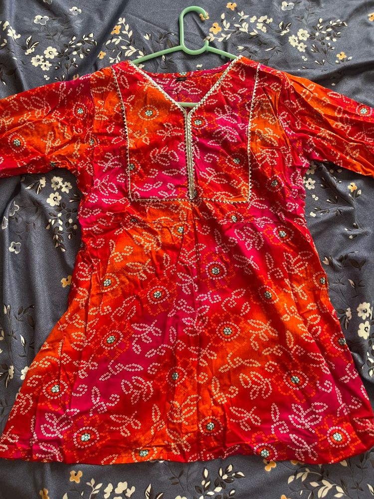 Vibrant Tie-Dye Kurta