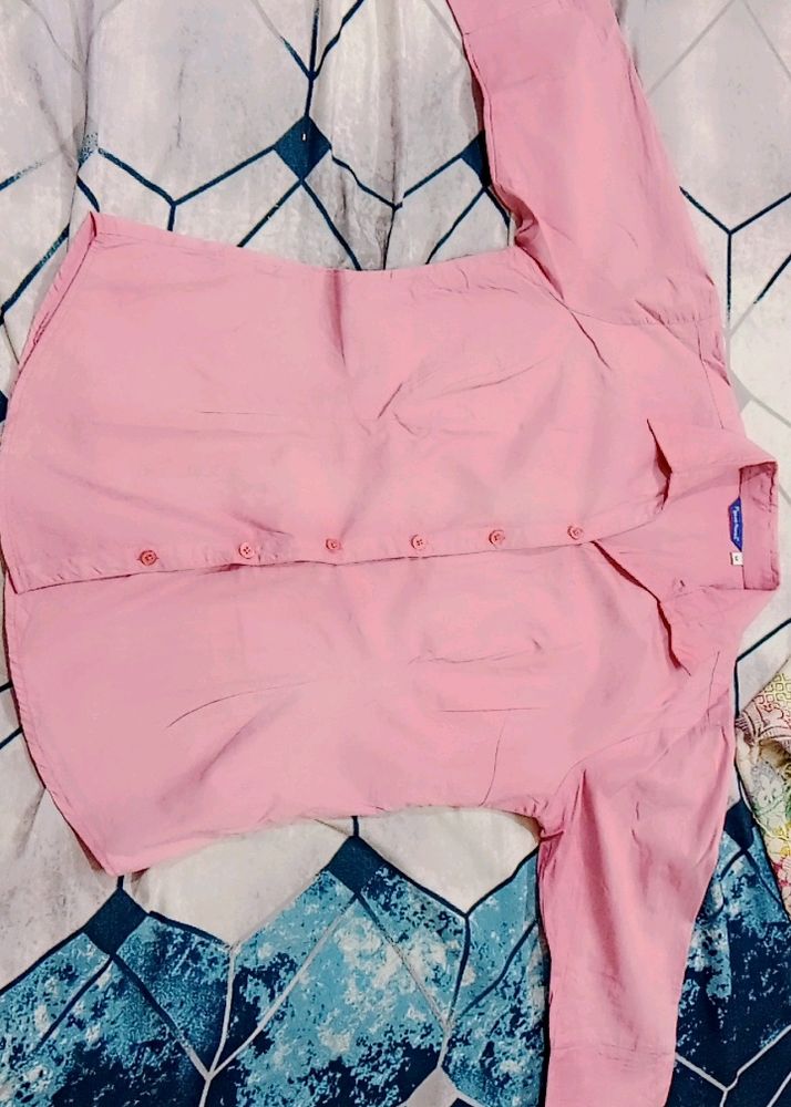 Pink Casual Shirt