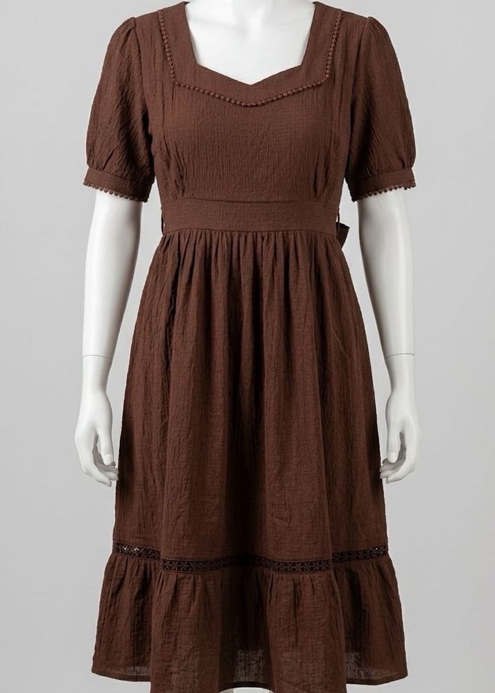 Brown Midi Dress