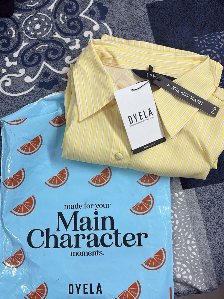 Yellow Striped shirt
