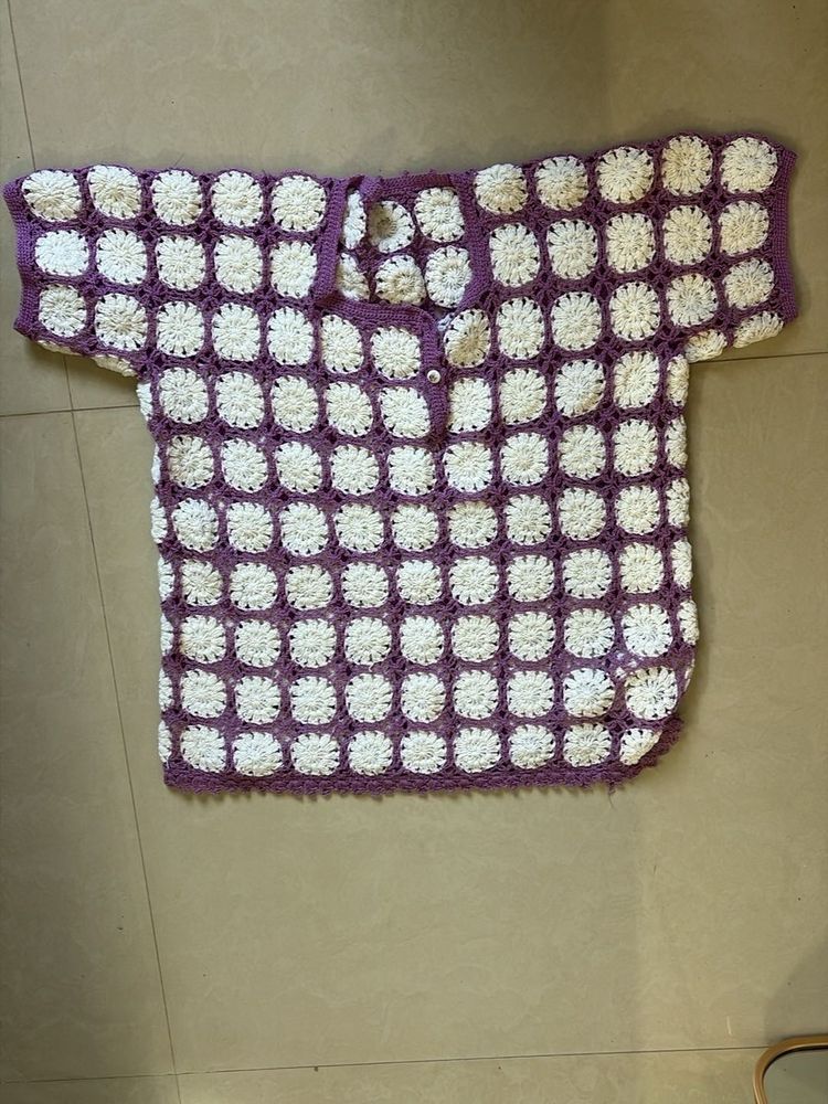 Handmade Granny Square Sweater