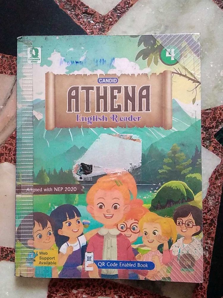 Athena English Reader Class 4 Book
