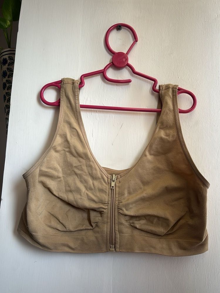 Comfort Front Zip Bra
