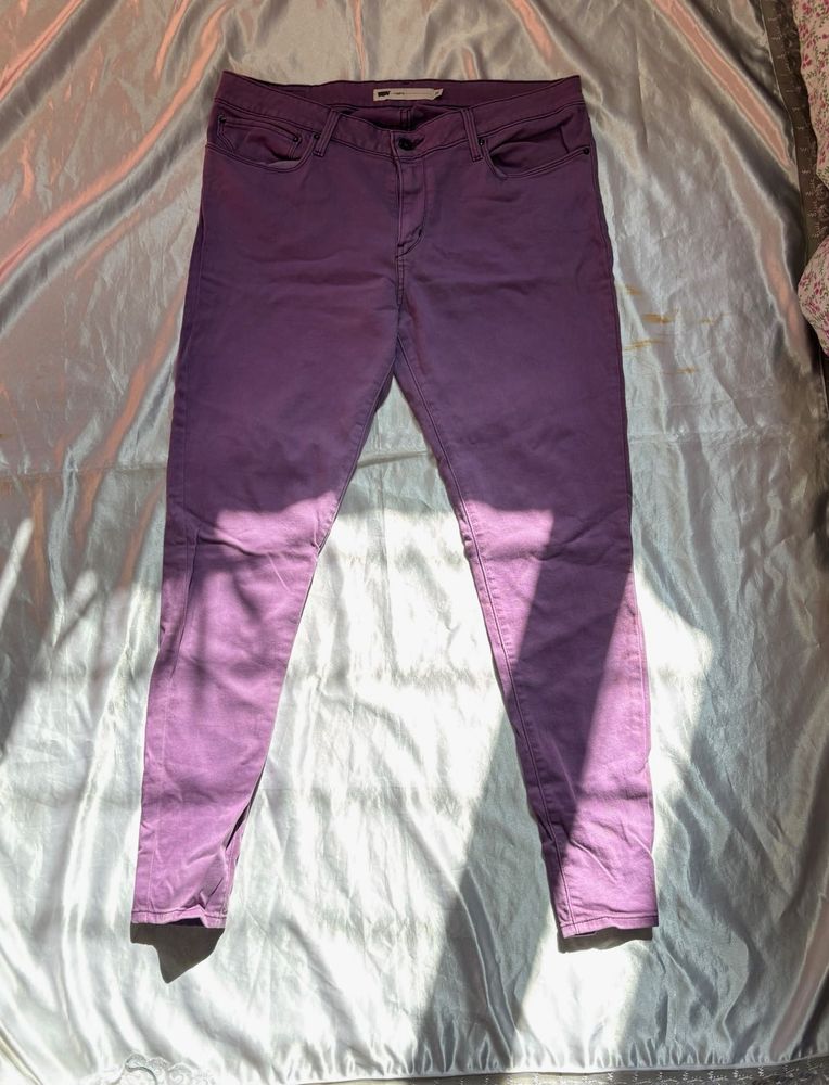 Levi’s Purple Leggings Jeans
