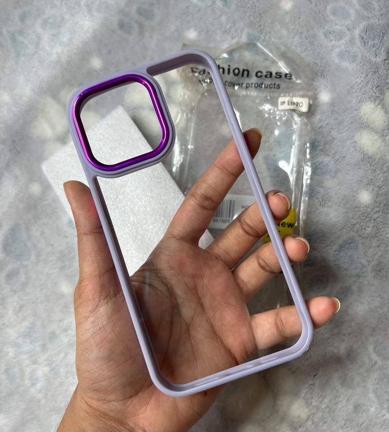 New Iphone 13 Pro Premium Back Cover💜