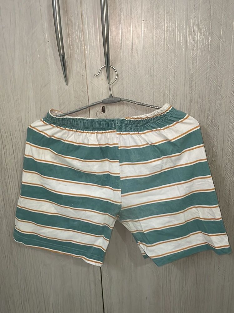 Comfortable Summer Striped Shorts