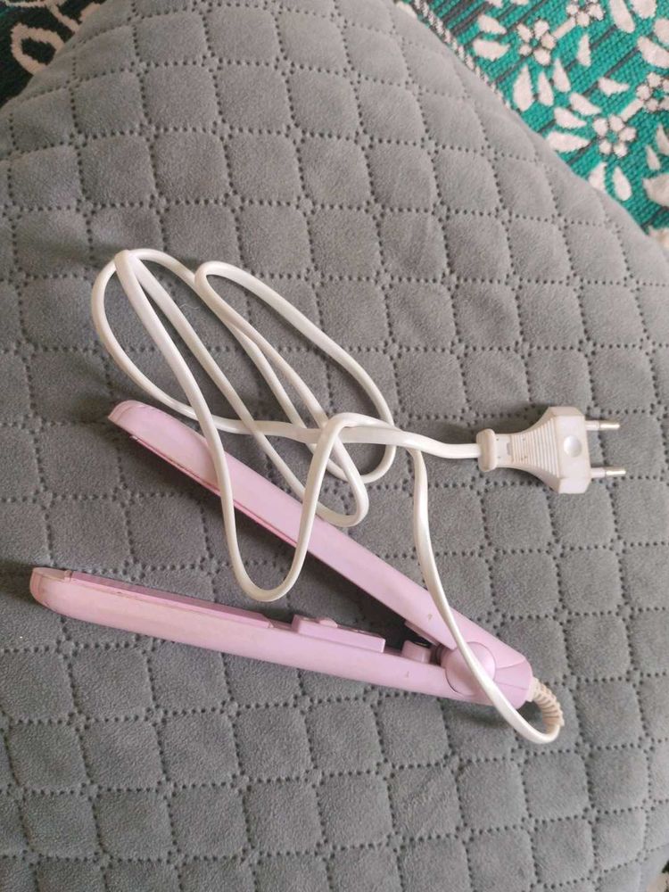 Pink Hair Straightener