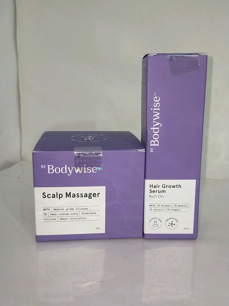 Hair Serum And Scalp Massager Bebodywise