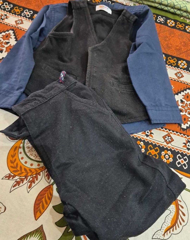 Kid's Pant Shir Set with Base Coat