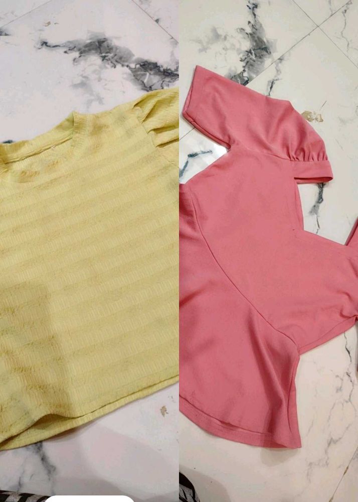 " 2 Cute Trendy Tops Combo 🎀 Pinteresty Vibes 💕”