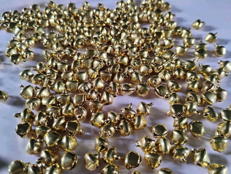 200 pce ghungroo Gold Jingle Bells for Crafts