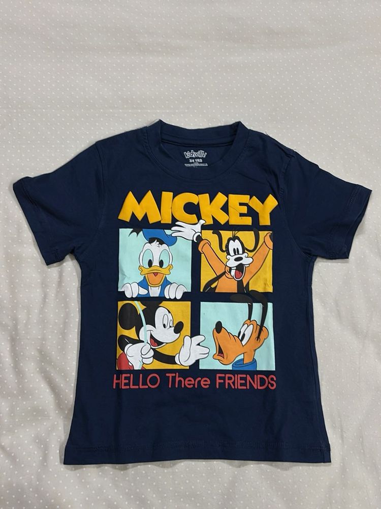 Kids Disney Graphic T-shirt - Navy Blue