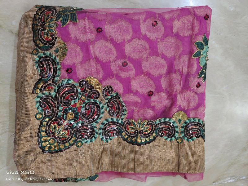 Saree lehanga style used 2 times occasional wear