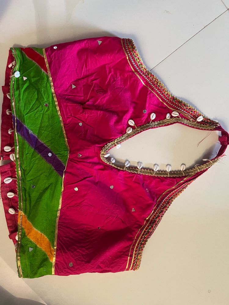 NAVRATRI🌺🎉Vibrant Patchwork Blouse