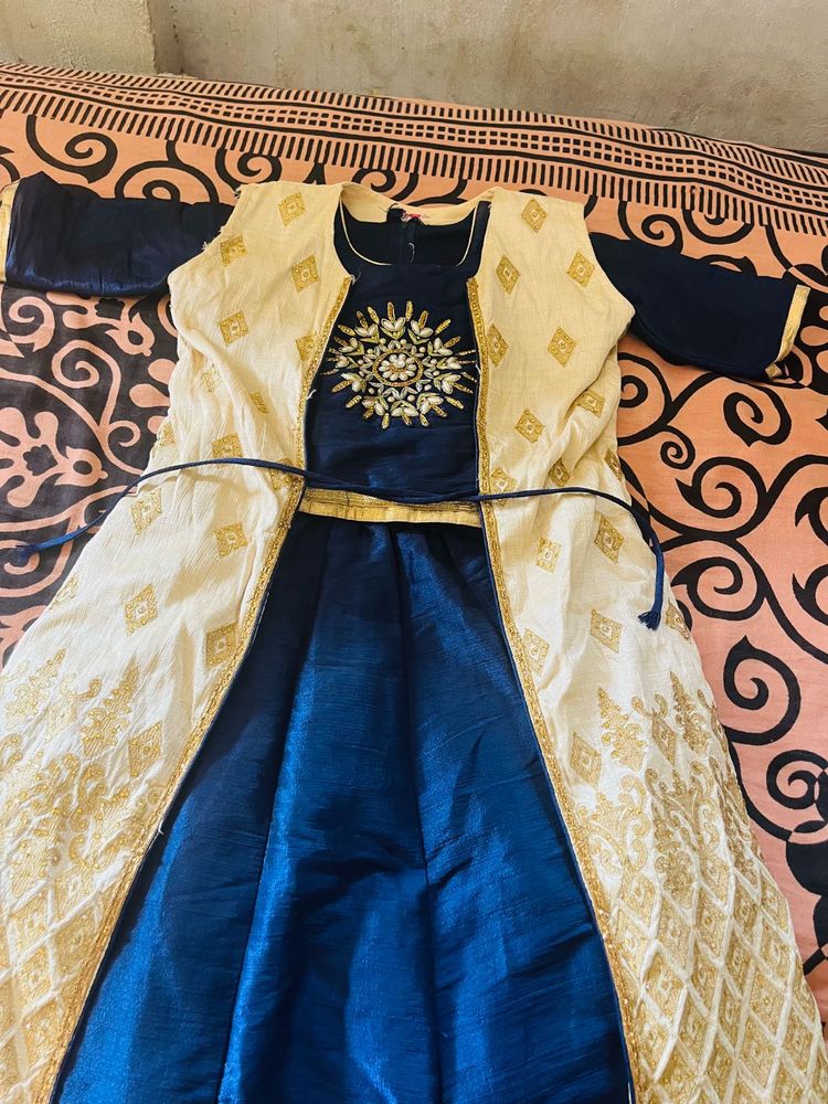Royal Embroidered Lehenga Choli Set💙