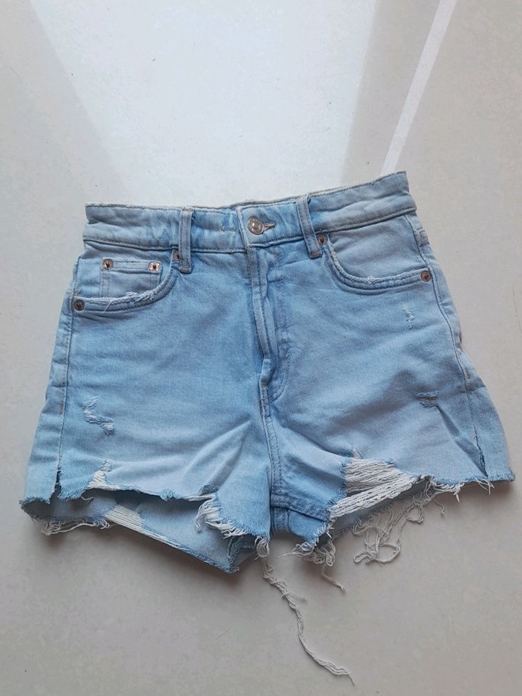 ZARA New Denim Shorts