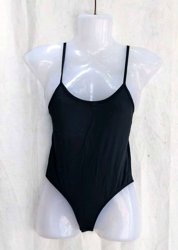 Classic Black One-Piece Swimsuit