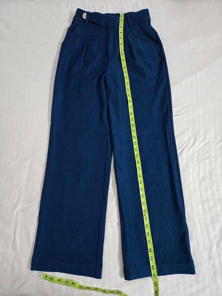 Women's turquoise Wide Leg Pants waist 28