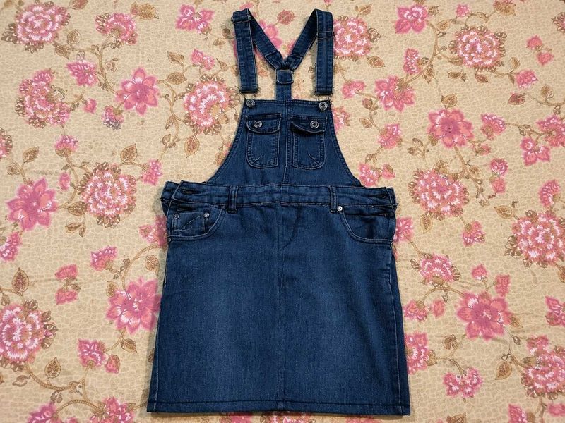 Denim Pinafore Dress