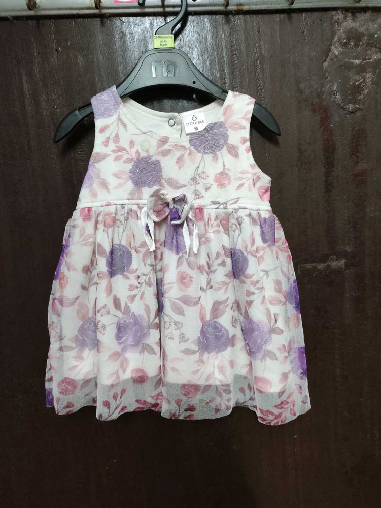 Floral Baby Dresses with ethnic colours