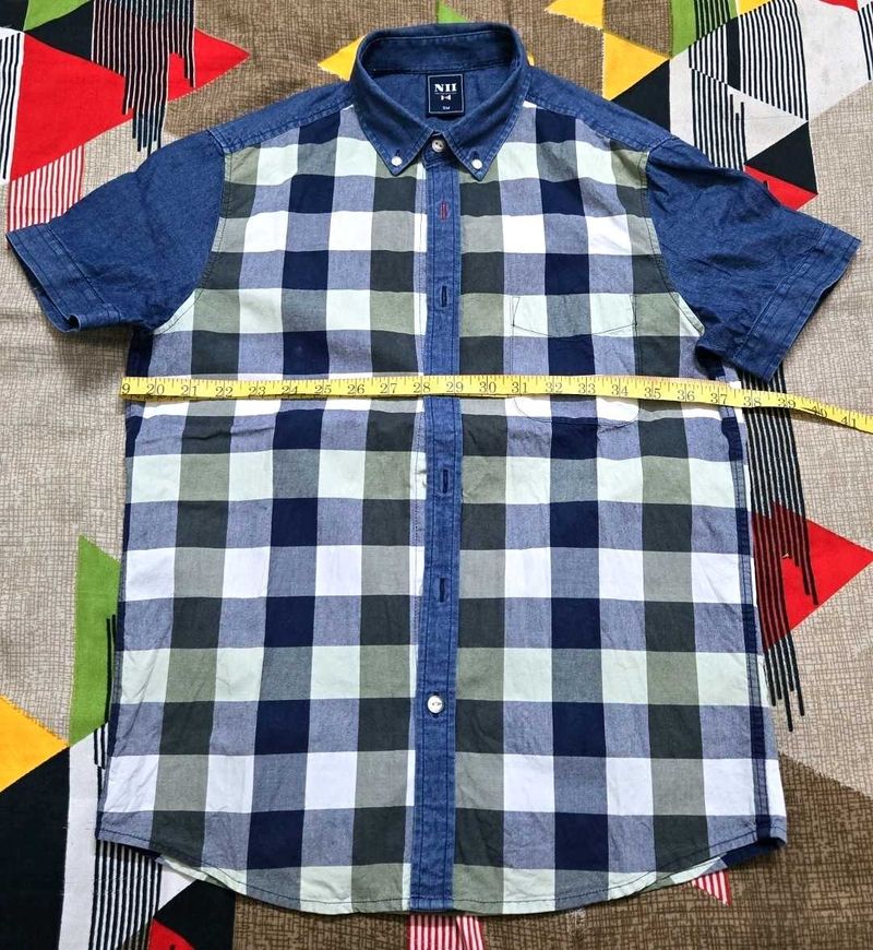 flannel half sleeve shirts