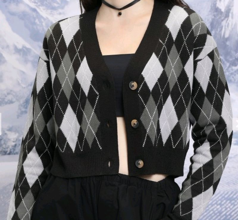 Black &amp; White cardigan