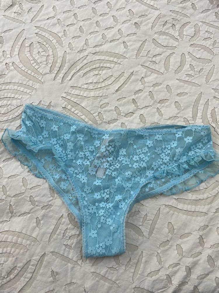 Cute Blue Lace Panties