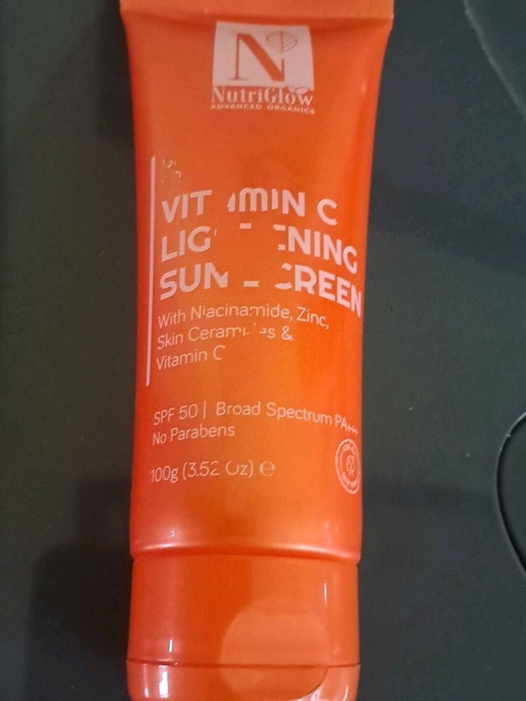 NutriGlow Vitamin C Lightening Sunscreen SPF 50