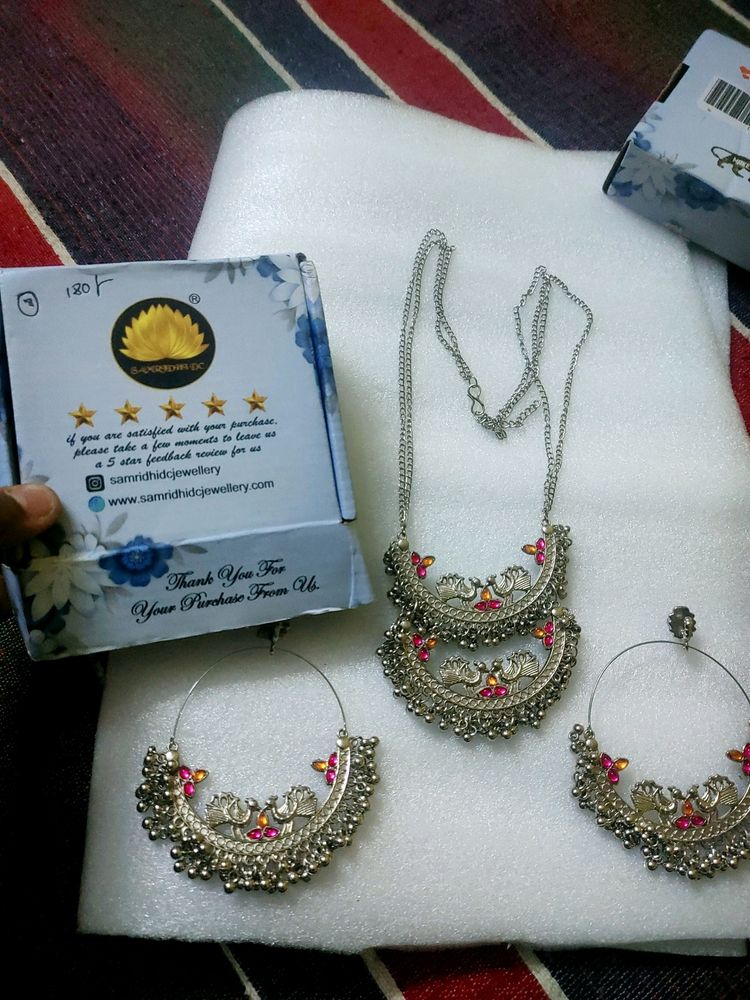 New Oxidised Jwellery set