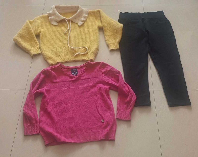 Girls Sweater and Pants Set