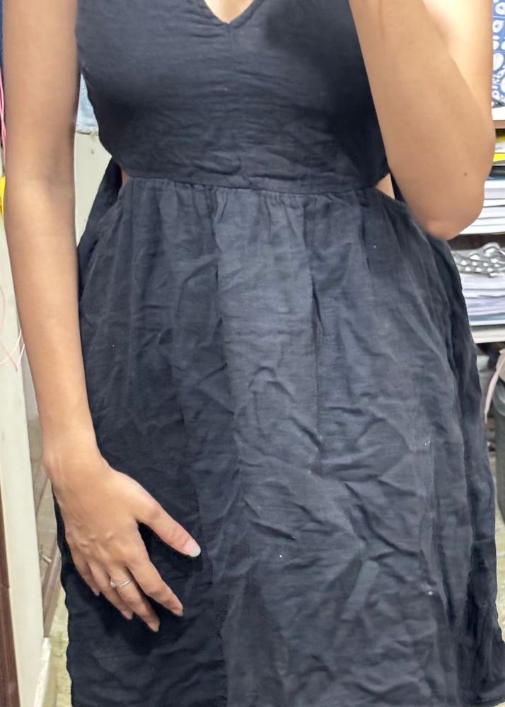 Black Mini Dress customised