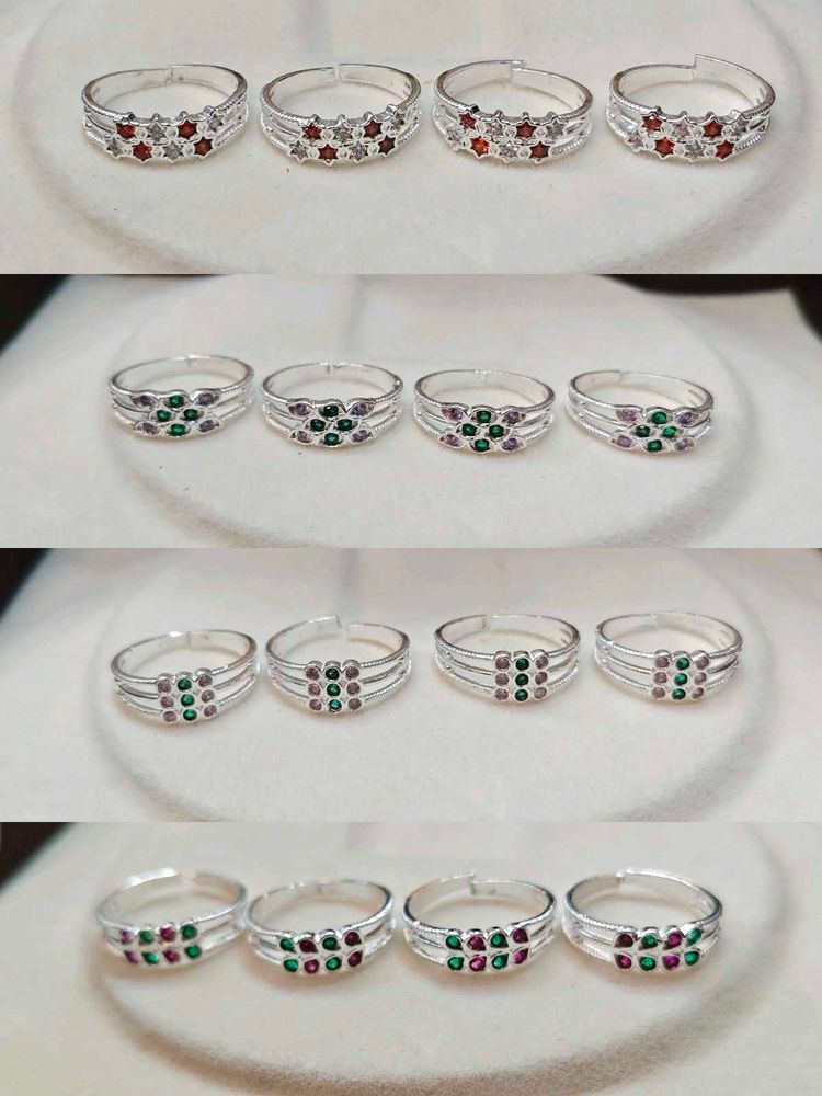 Pure Silver Toe Rings For Daily Wear