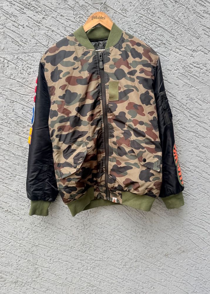 Camouflage Bomber Jacket