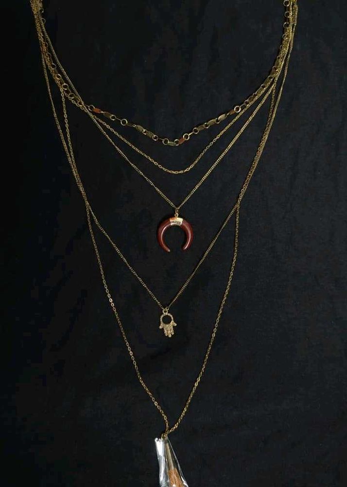Layered Necklaces with Charms