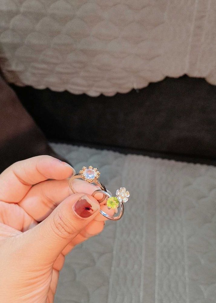 Delicate Rings with Gemstones