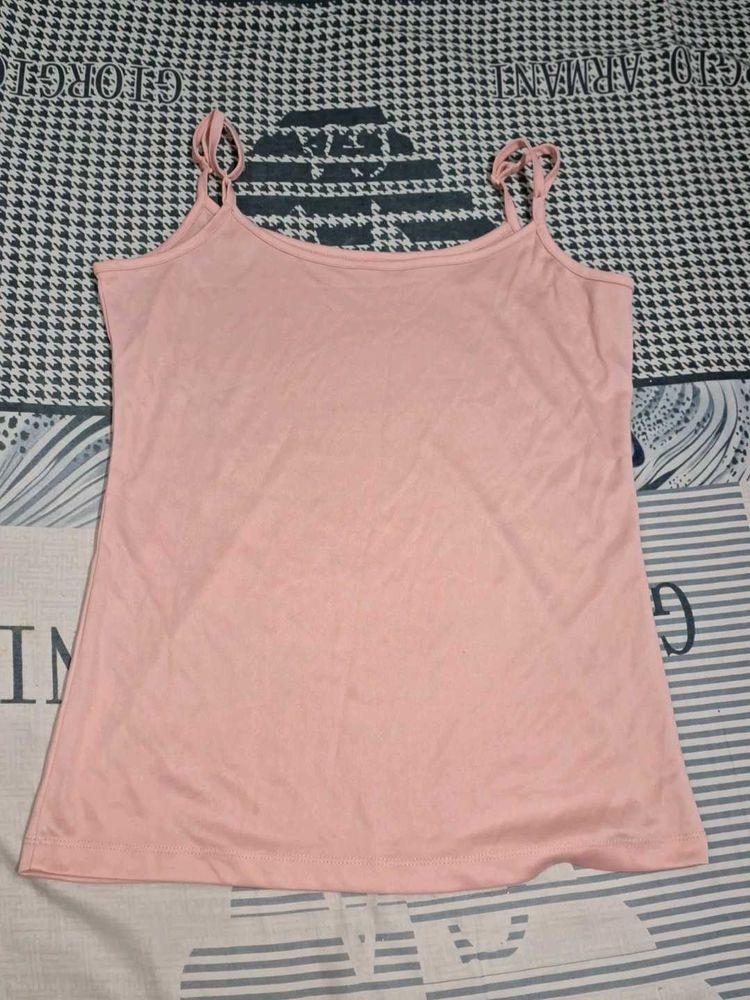 Soft Pink Spaghetti Strap Camisole