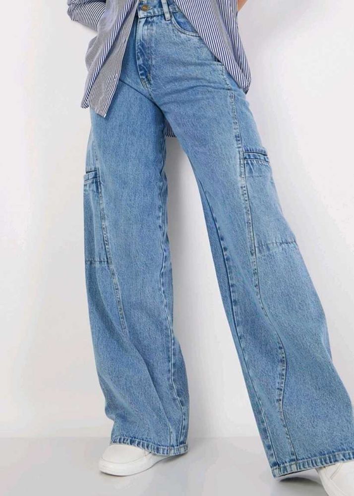 Trendy Baggy Cargo Jeans