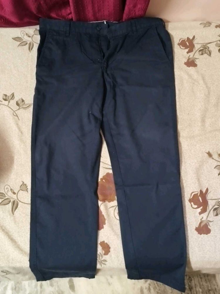 Classic Navy Blue Trousers