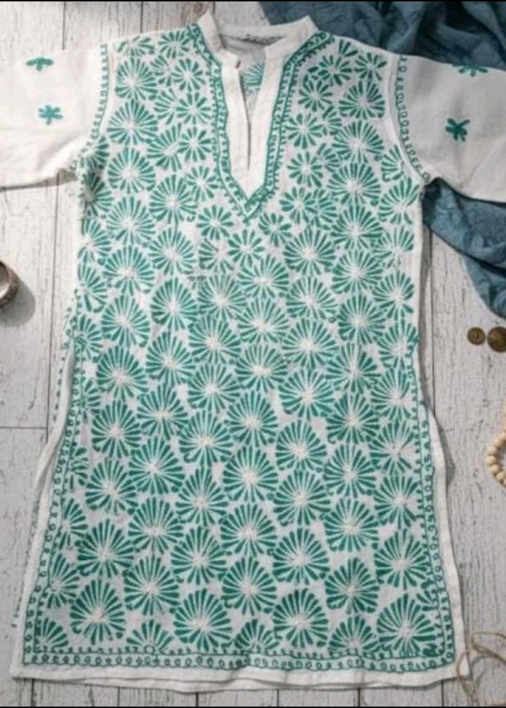 Chikankari Kurti New, Fit L/Xl, Brand New