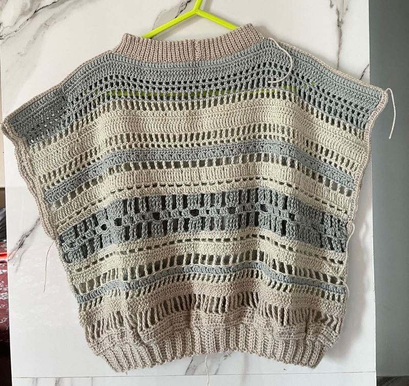 Crochet Knit Top