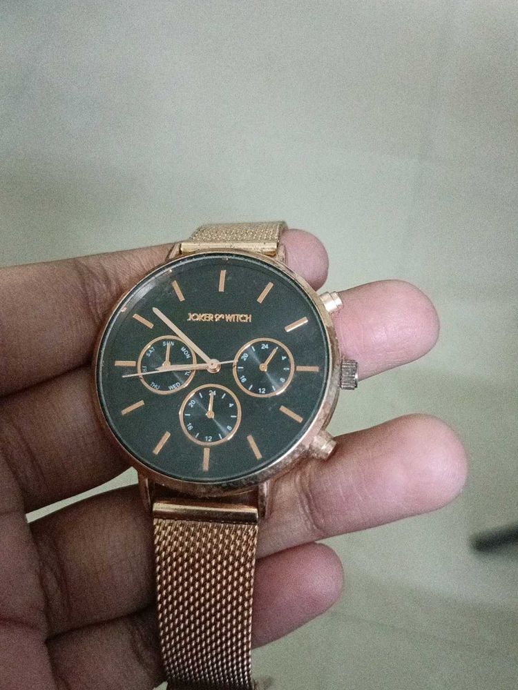 JOKER &amp; WITCH Rose Gold Watch