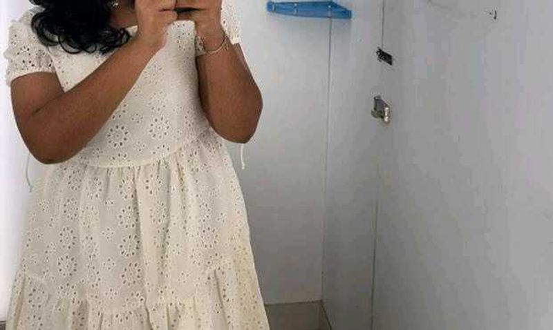 Chic Eyelet Mini Dress