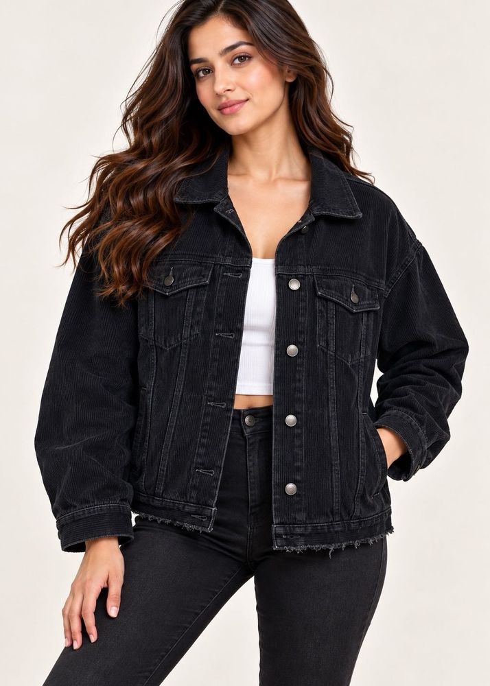 Zara Black Denim Jacket