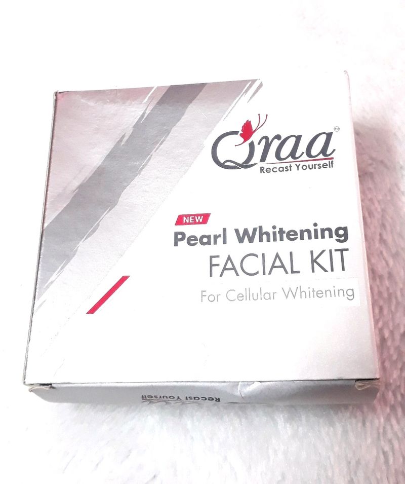 Qraa One Time 5 in 1 Pearl Whitening Facial Kit|Wi