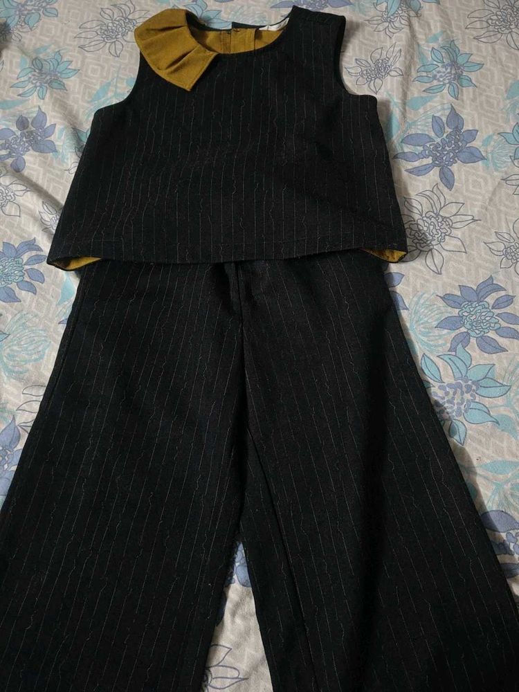 Striped Top &amp; Pants Set, 5-7 years