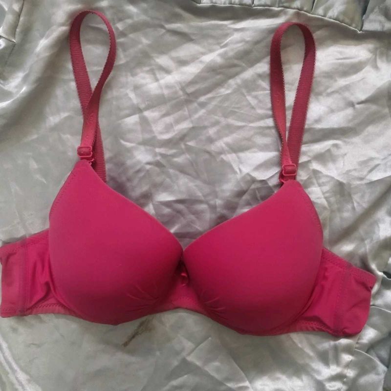 Vibrant Pink heavily Padded Bra